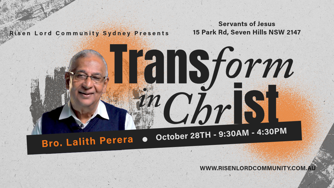 Transform in Christ Spiritual Retreat