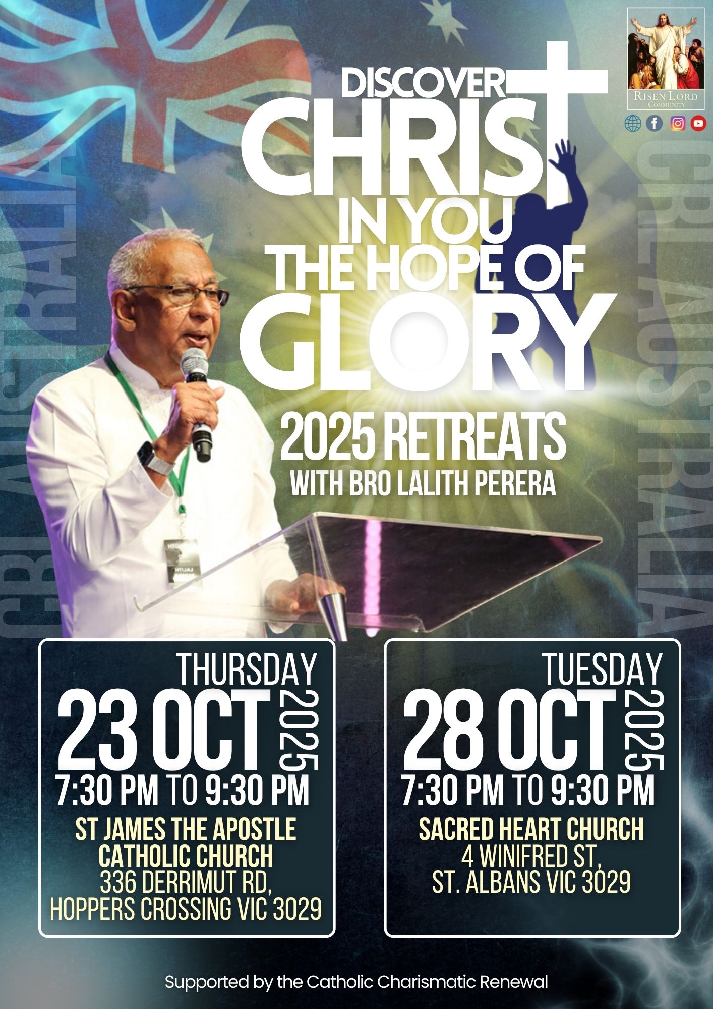 Discover Christ in you The Hope of Glory Melbourne